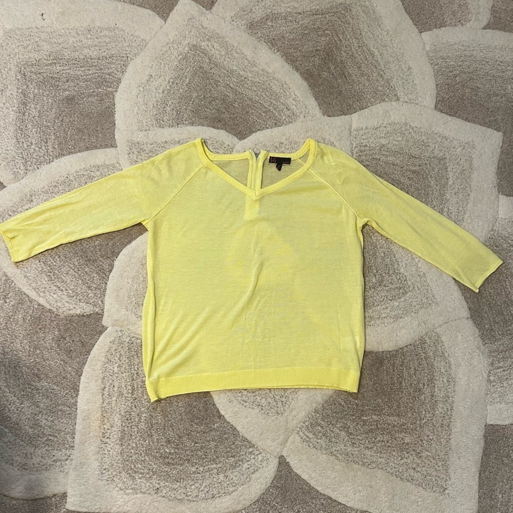 Yellow Light Knit Sweater
